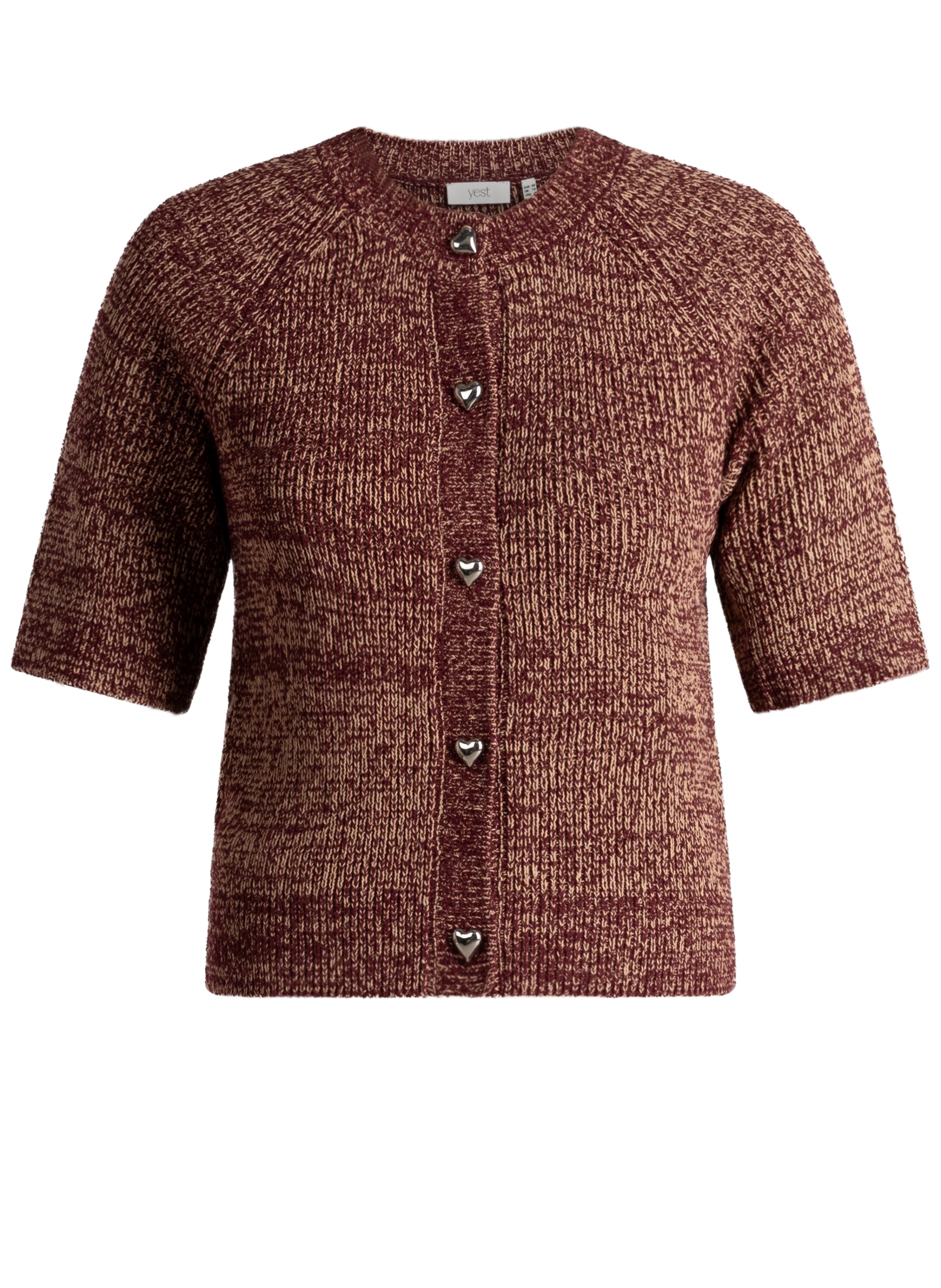 Sarinae Heart Button Cardigan