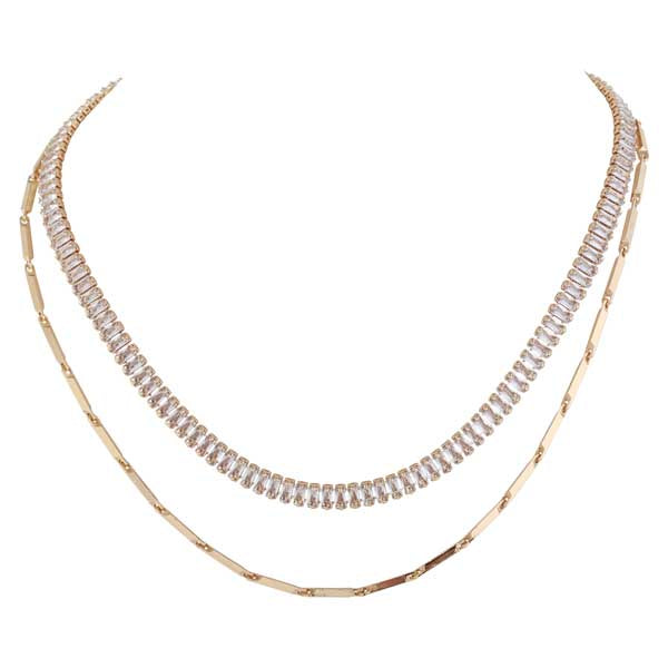 Chain Necklace Shiny 43+8cm 06-14342