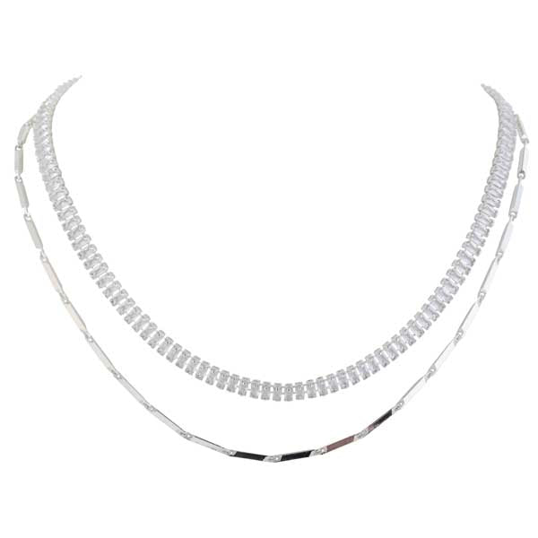 Chain Necklace Shiny 43+8cm 06-14342