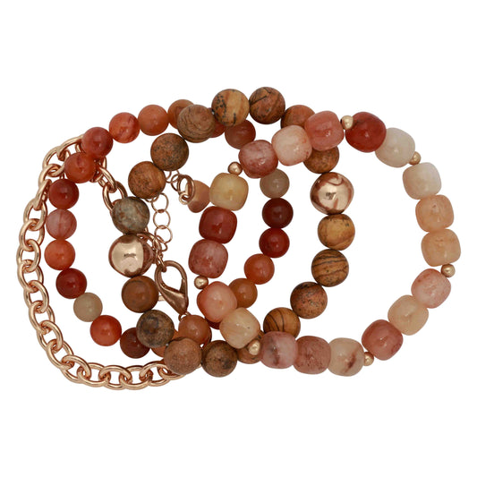 4-in-1 Beaded Studio Bracelet 20cm