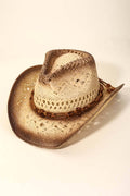 Braided Straw Cowboy Hat