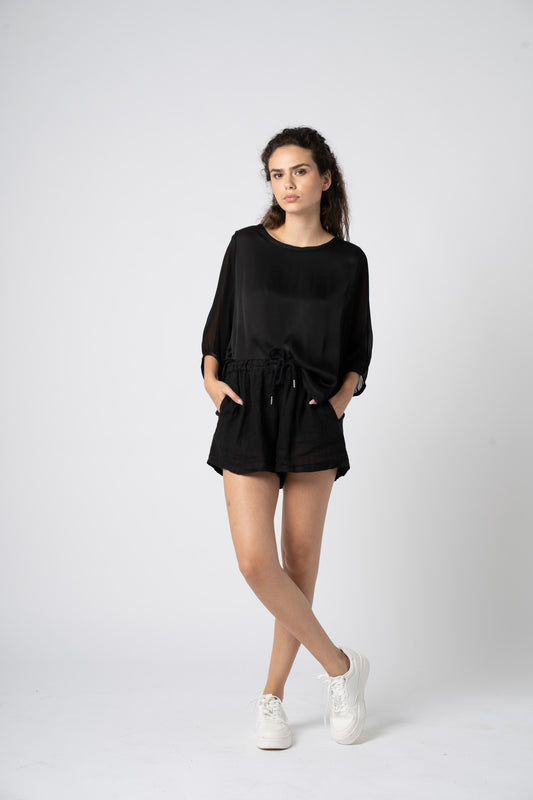 Astrid Fireside Chiffon Top