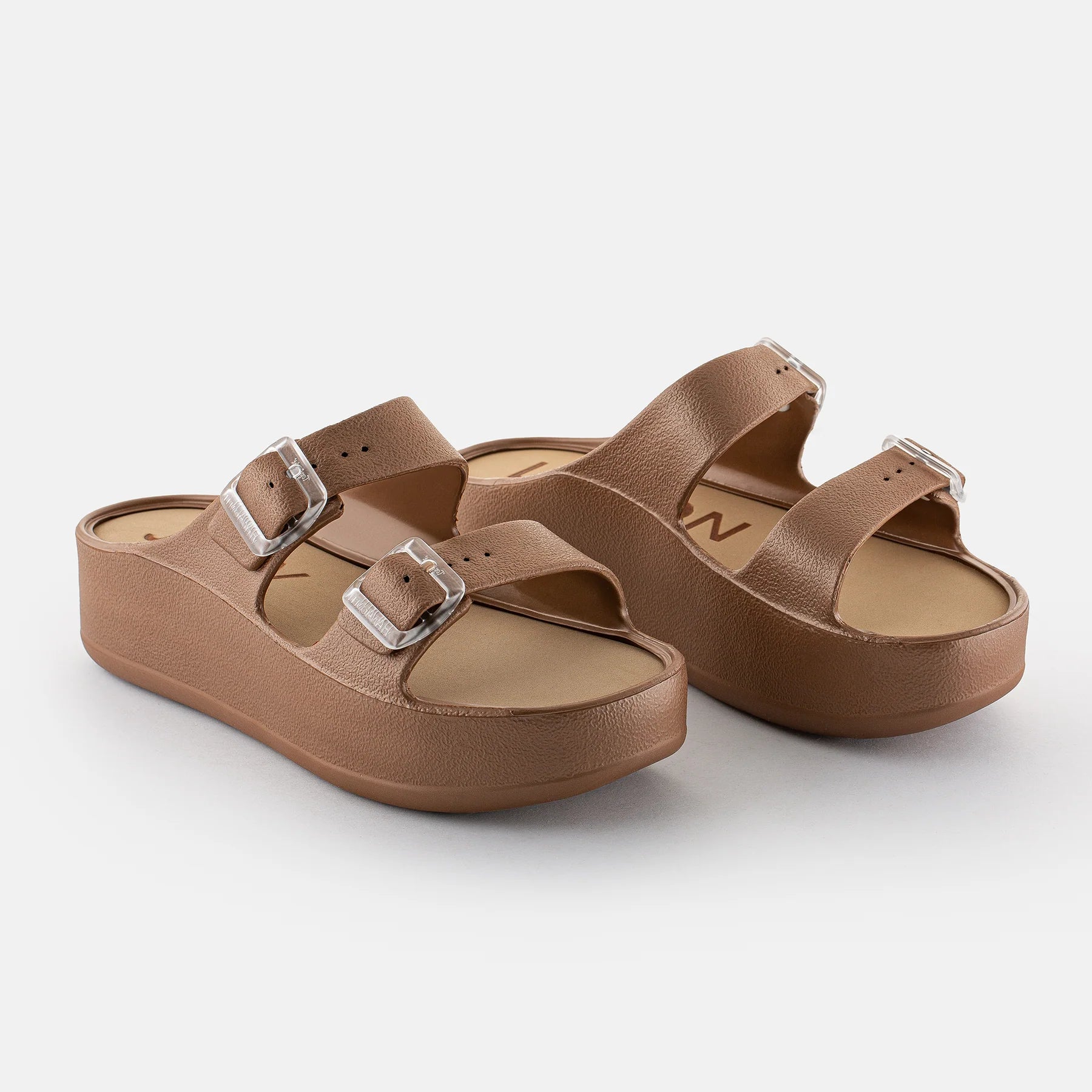 Fenix Platform Sandals with Buckles