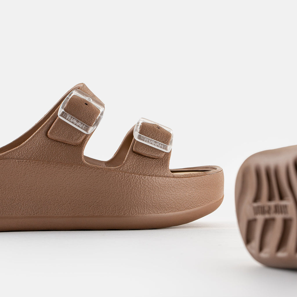 Fenix Platform Sandals with Buckles