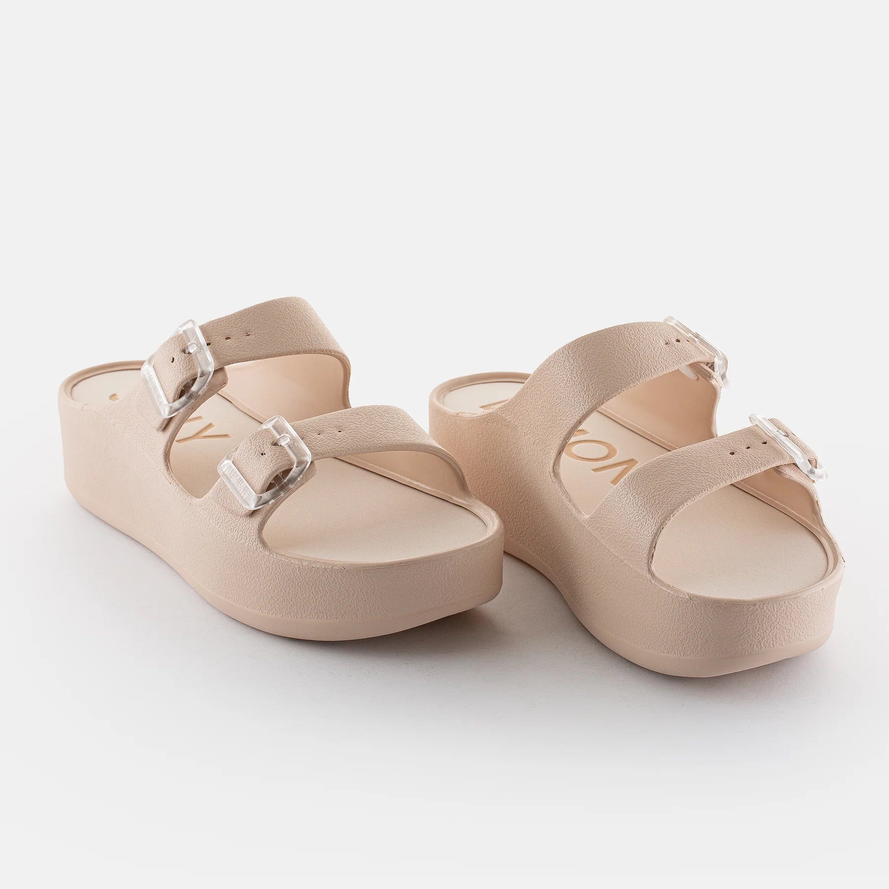 Fenix Platform Sandals with Buckles