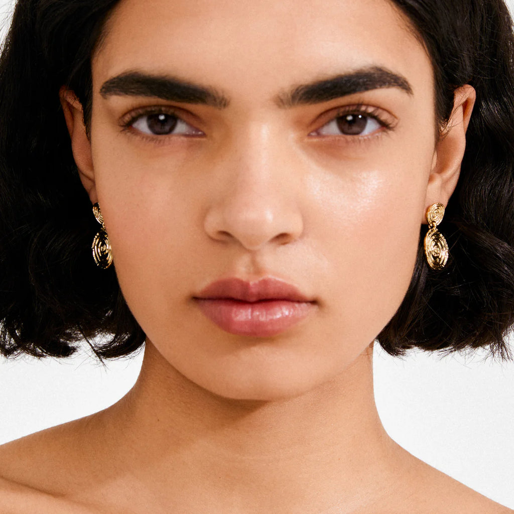 Air Spiral Pendant Earrings