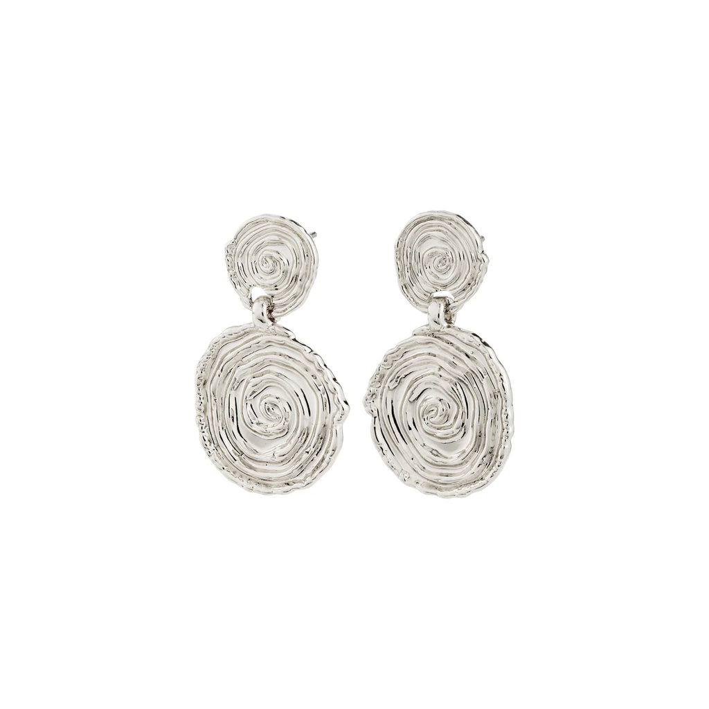 Air Spiral Pendant Earrings