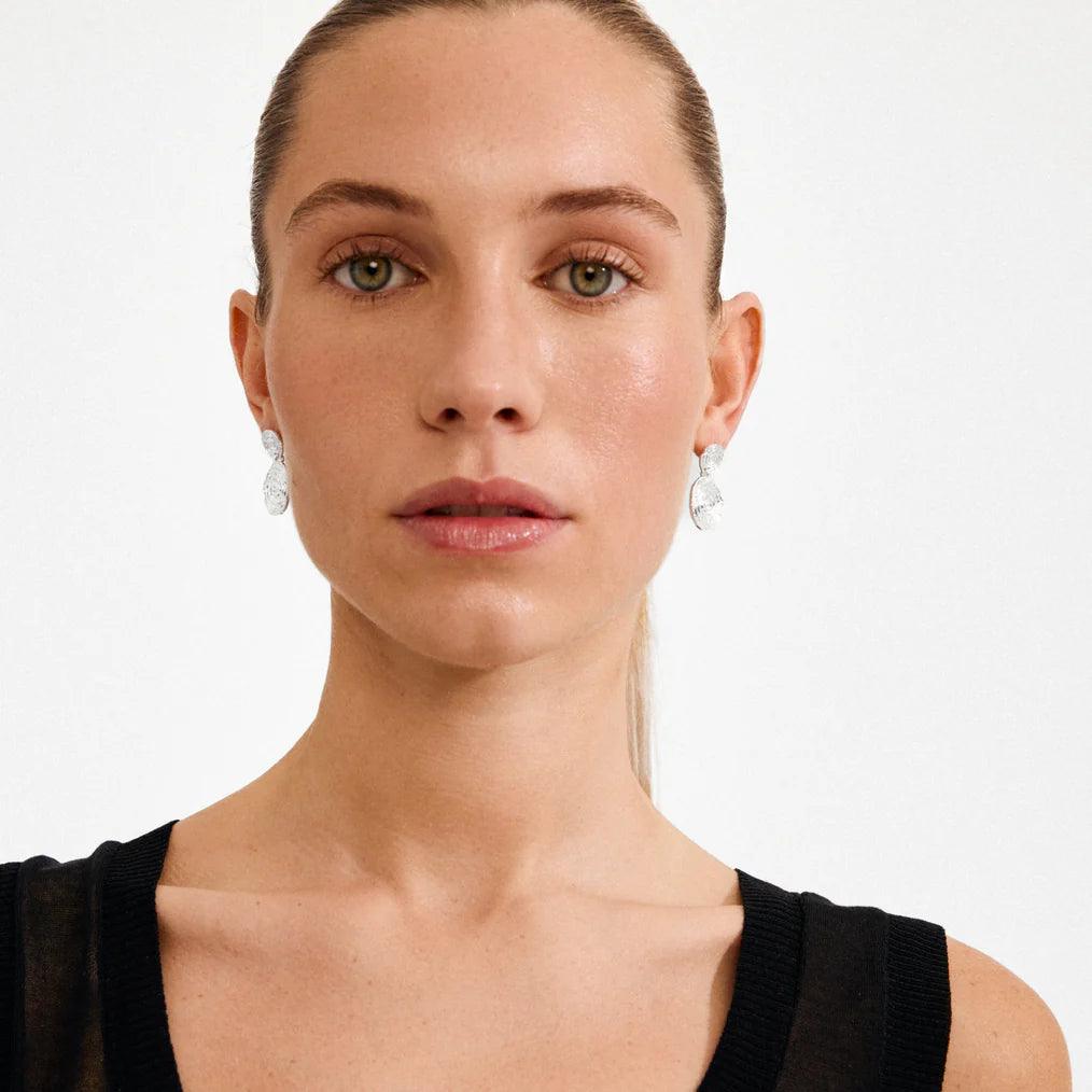 Air Spiral Pendant Earrings