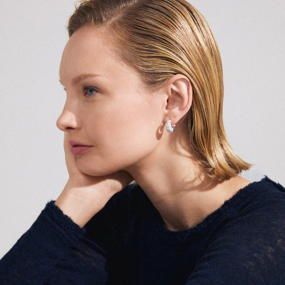 Focus Recycled Crystal Earrings
