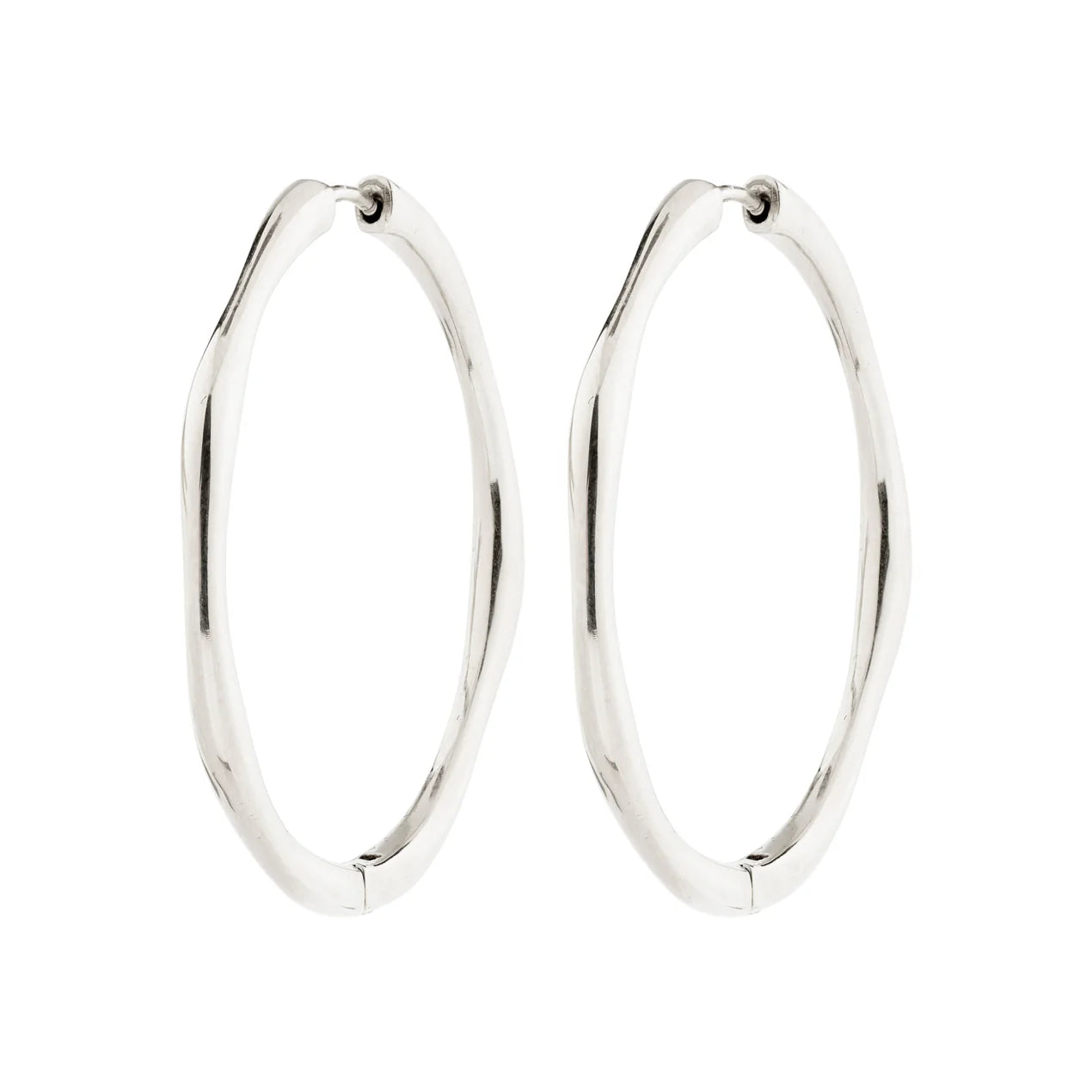Haze Sculptural Large Hoop Earrings