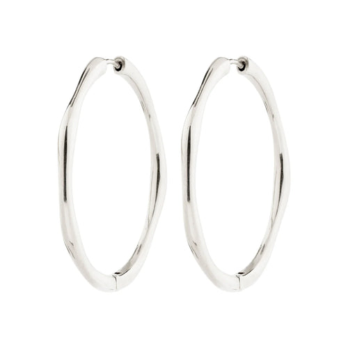 Haze Sculptural Large Hoop Earrings