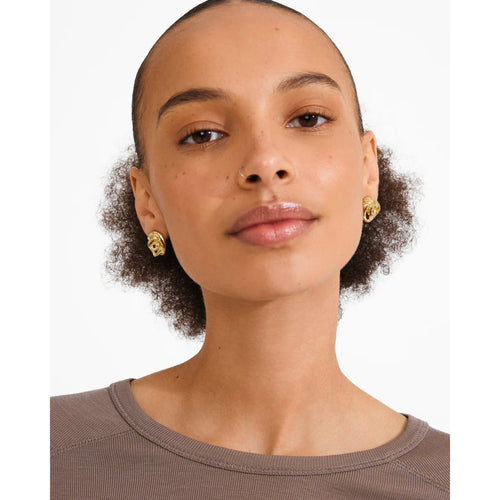 Inner Rose Stud Earrings