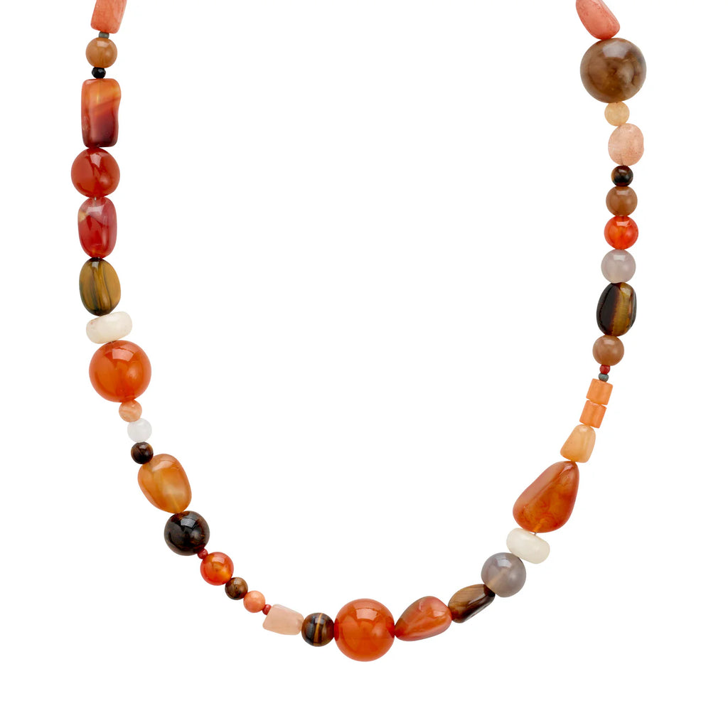 Iris Semi-Precious Stones Necklace