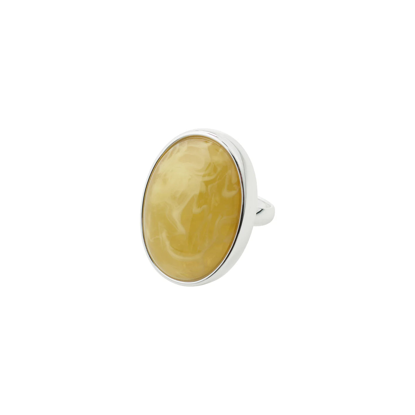 Still Acrylic Stone Statement Ring