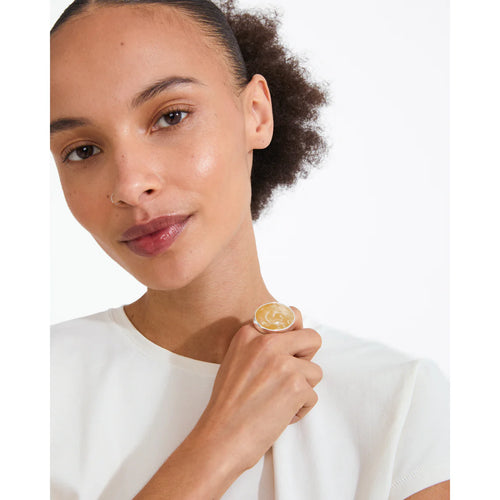 Still Acrylic Stone Statement Ring