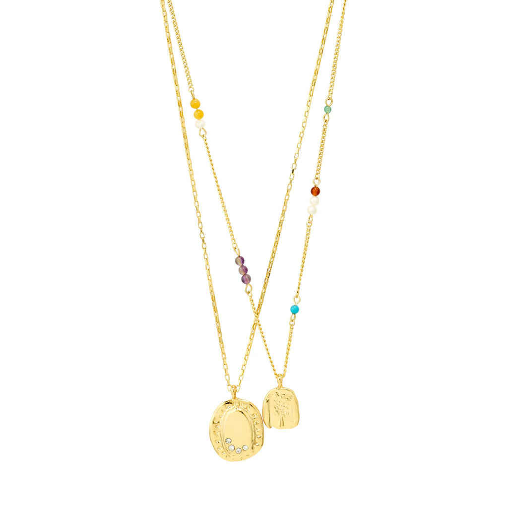Here 2-in-1 Semi-Precious Stone & Pearl Necklace