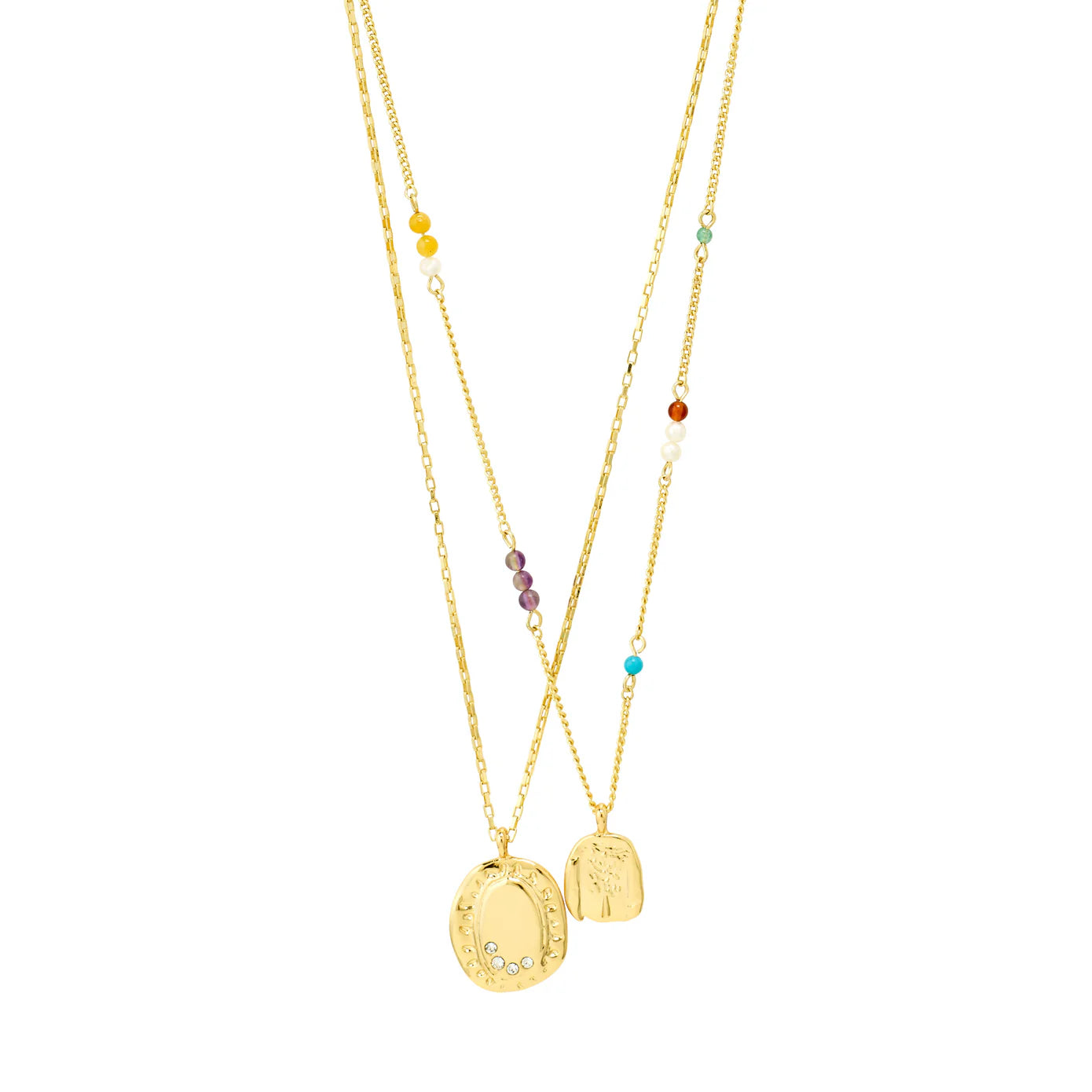 Here 2-in-1 Semi-Precious Stone & Pearl Necklace