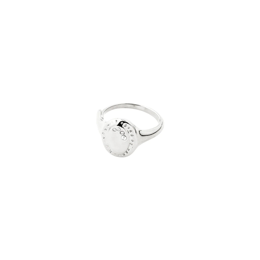 Here Delicate Crystals Adjustable Ring
