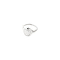Here Delicate Crystals Adjustable Ring