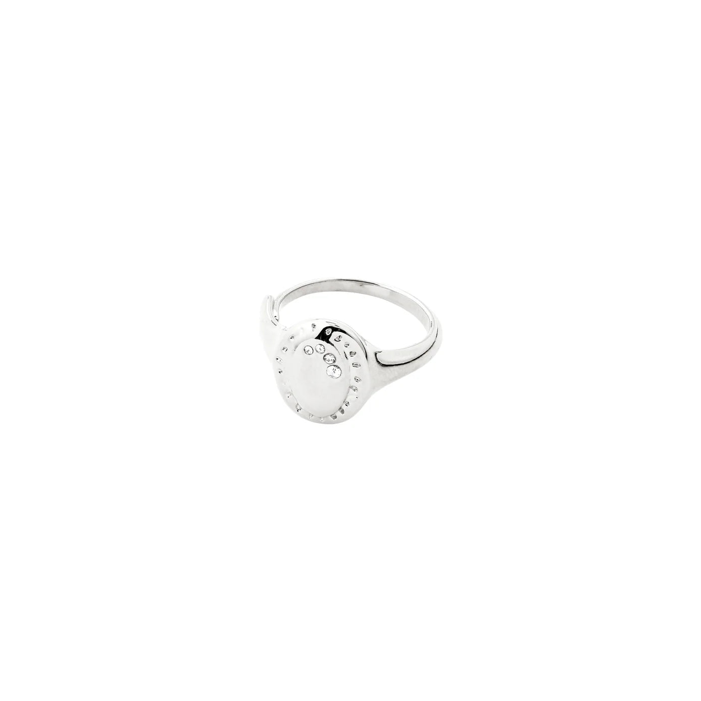 Here Delicate Crystals Adjustable Ring