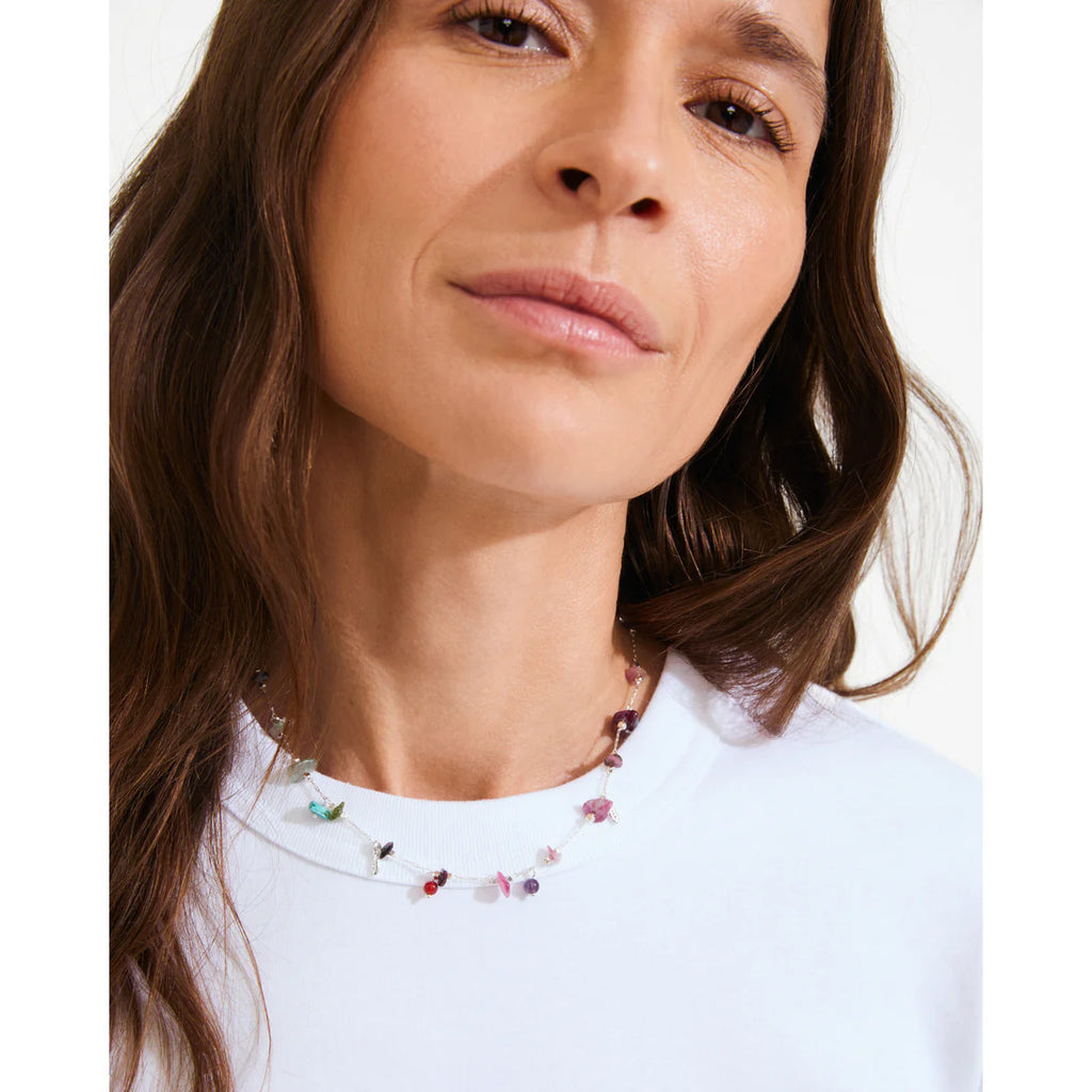 Here Semi-Precious Stones Necklace