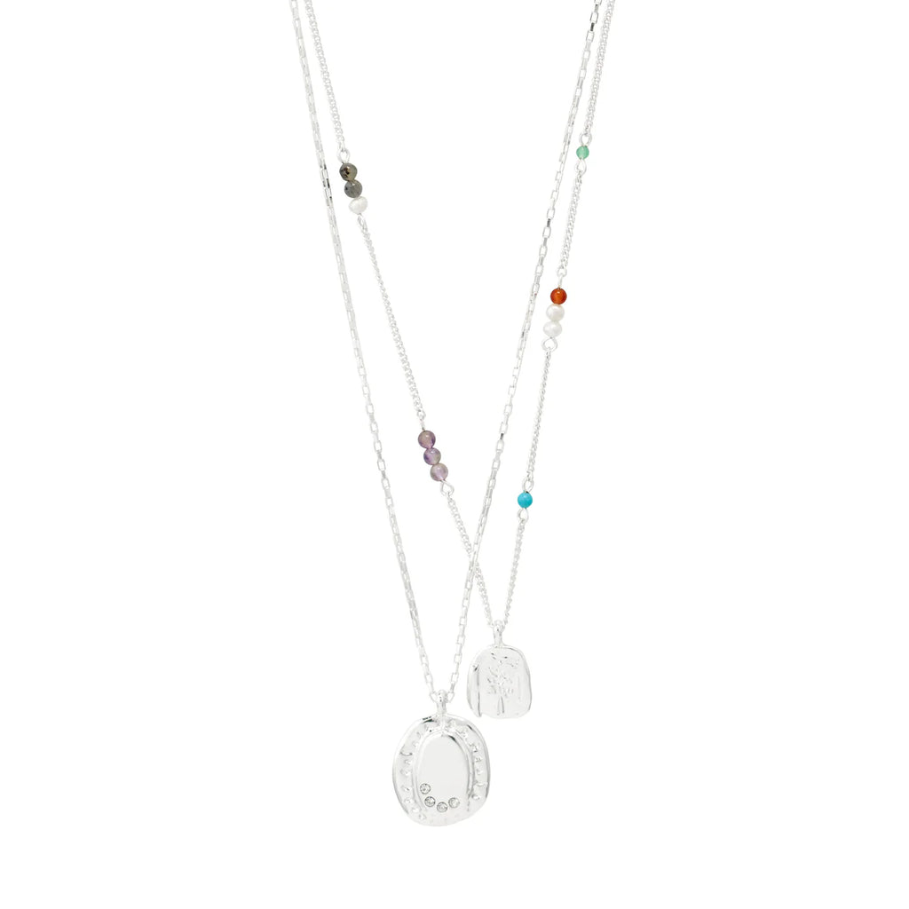 Here 2-in-1 Semi-Precious Stone & Pearl Necklace