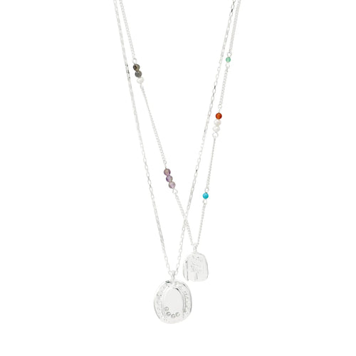 Here 2-in-1 Semi-Precious Stone & Pearl Necklace