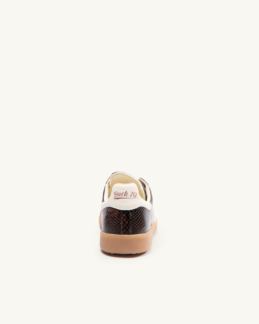 Cloud Snakeskin Leather Retro Sneakers