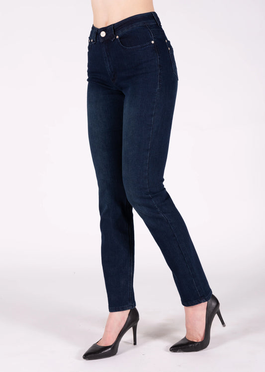 Angela Fit Straight Leg Jeans