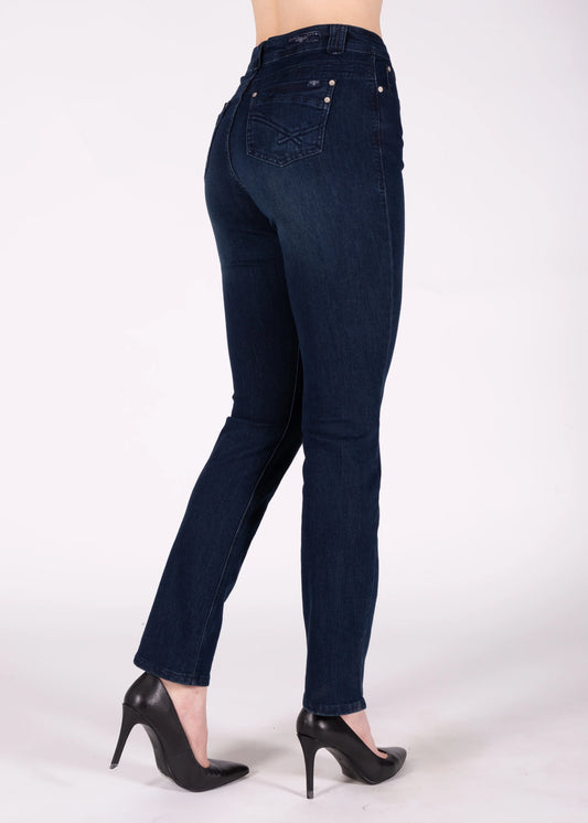 Angela Fit Straight Leg Jeans