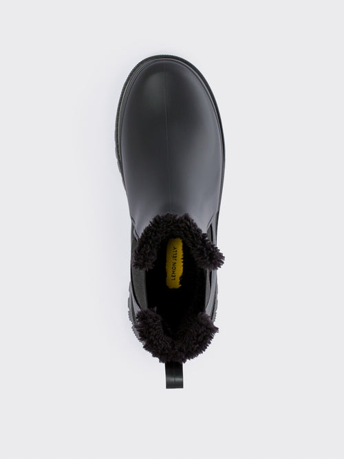 Wren Matte Ankle Boots With Fur Lining