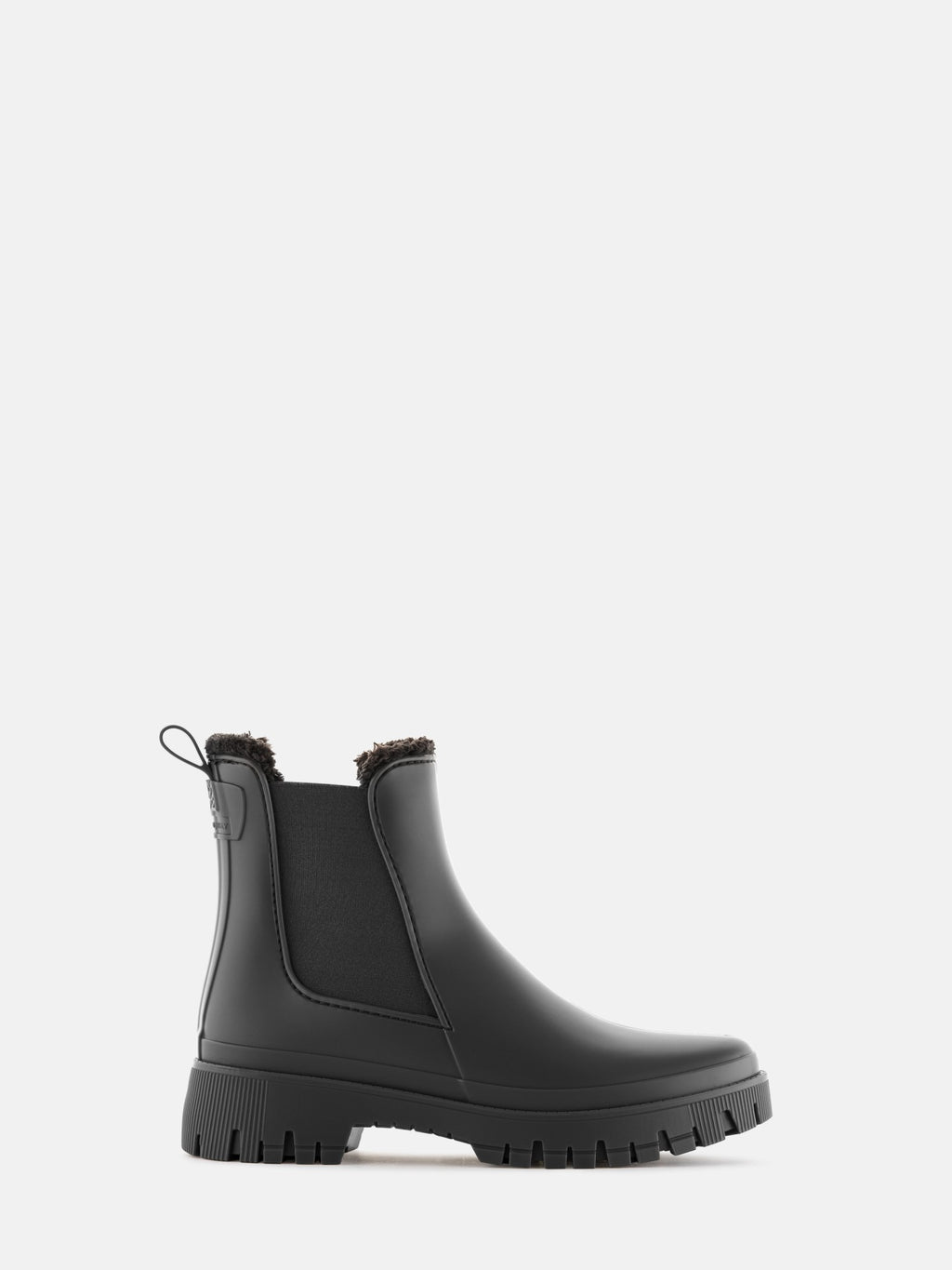 Wren Matte Ankle Boots With Fur Lining