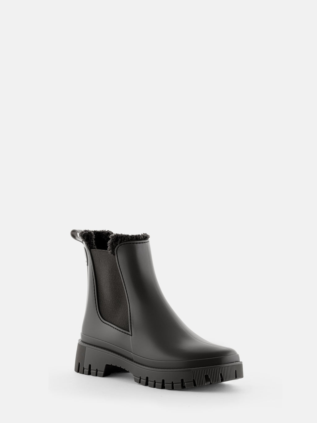 Wren Matte Ankle Boots With Fur Lining