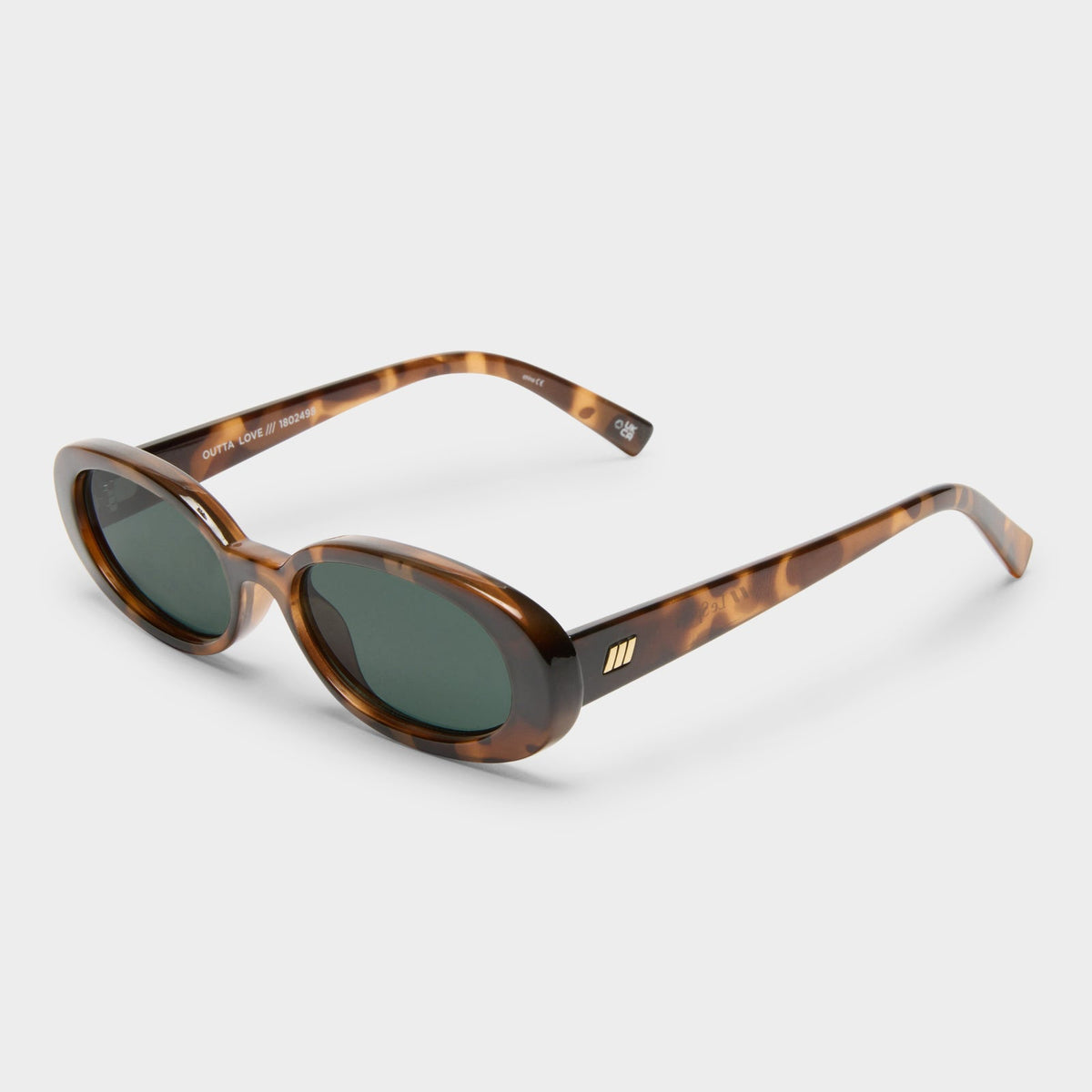 Outta Love Slim Oval Sunglasses