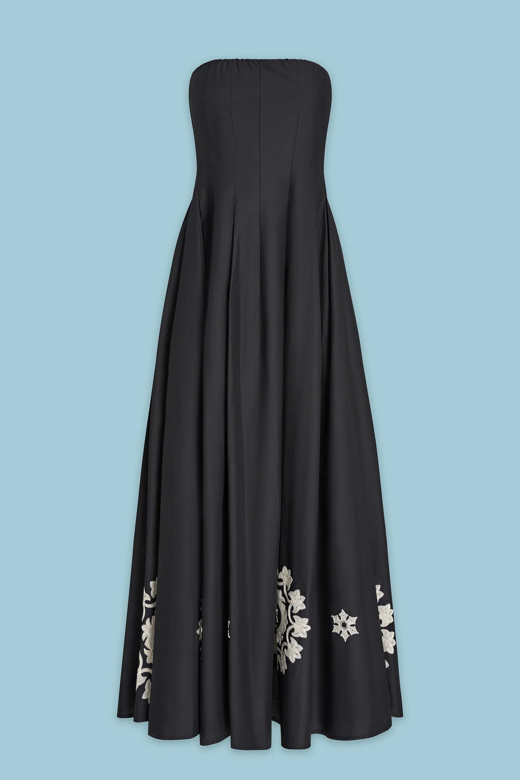 Sharon Strapless Midi Dress