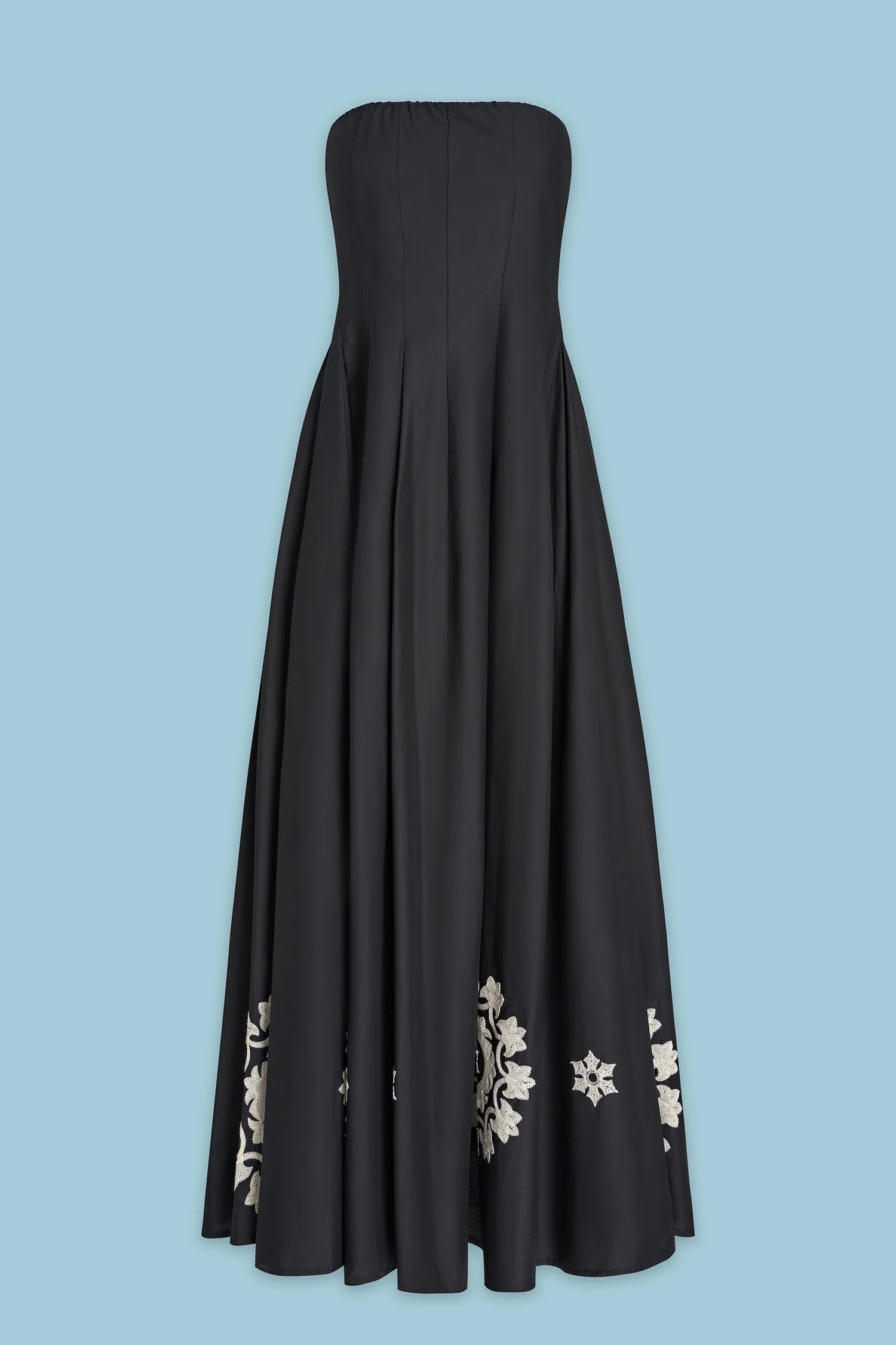 Sharon Strapless Midi Dress