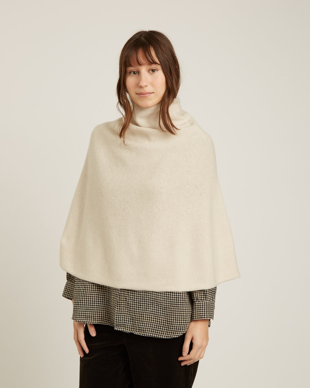 Carla Wool & Cashmere Poncho