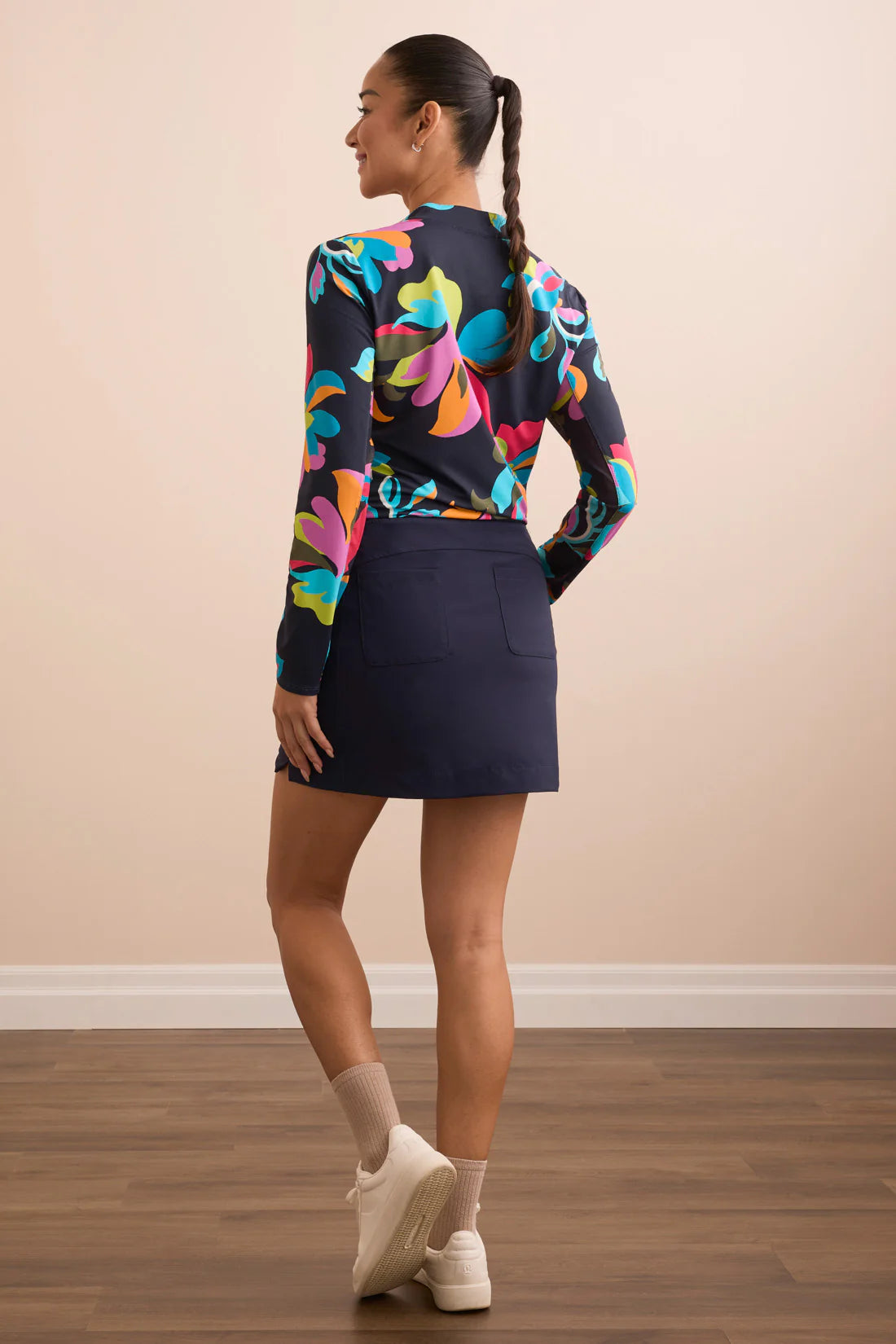 4-Way Stretch Pull-On Straight Skort