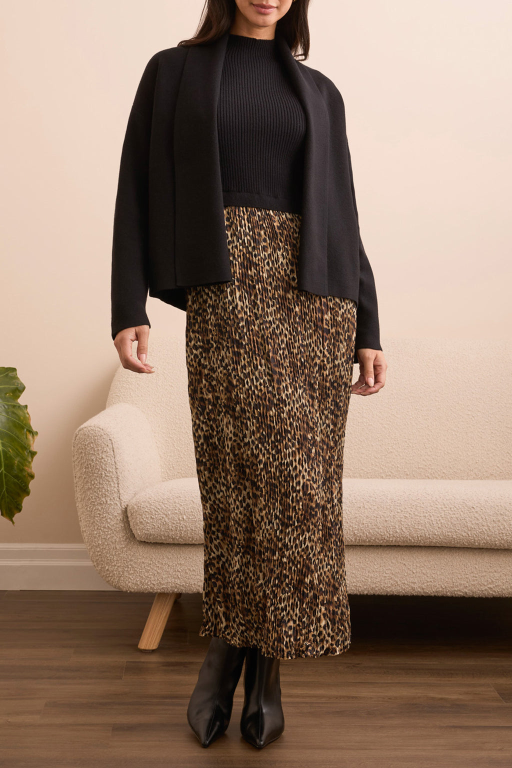 Double Knit Shawl Collar Coatigan