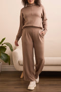 Techno Lux Wide Leg Pull-On Pants
