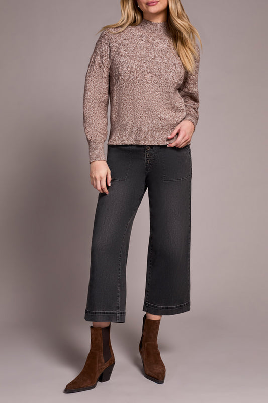 Long Sleeve Mock Neck Sweater