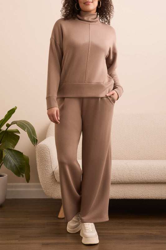 Techno Lux Funnel Neck Sweater