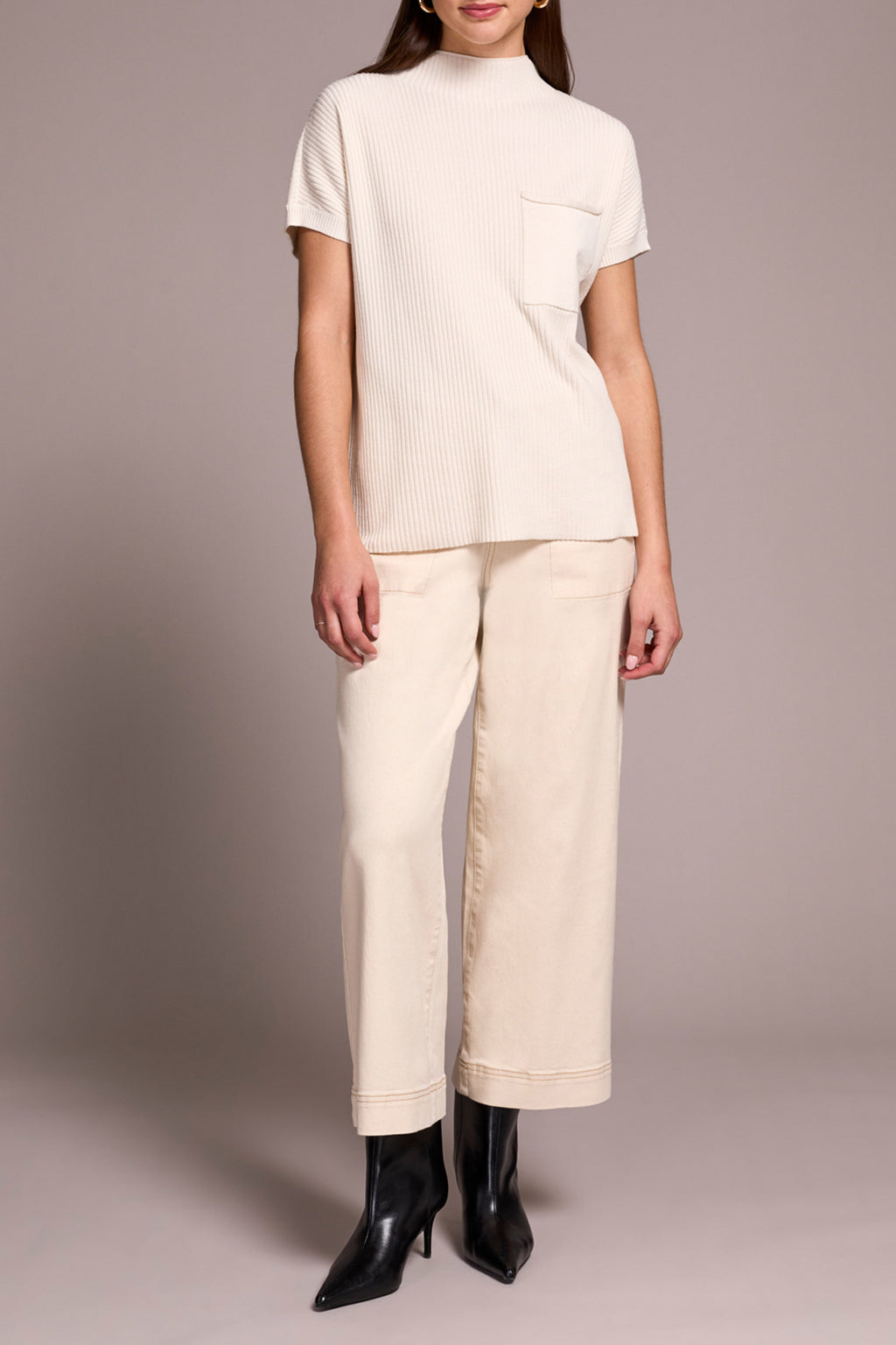 Short Sleeve Dolman Sweater