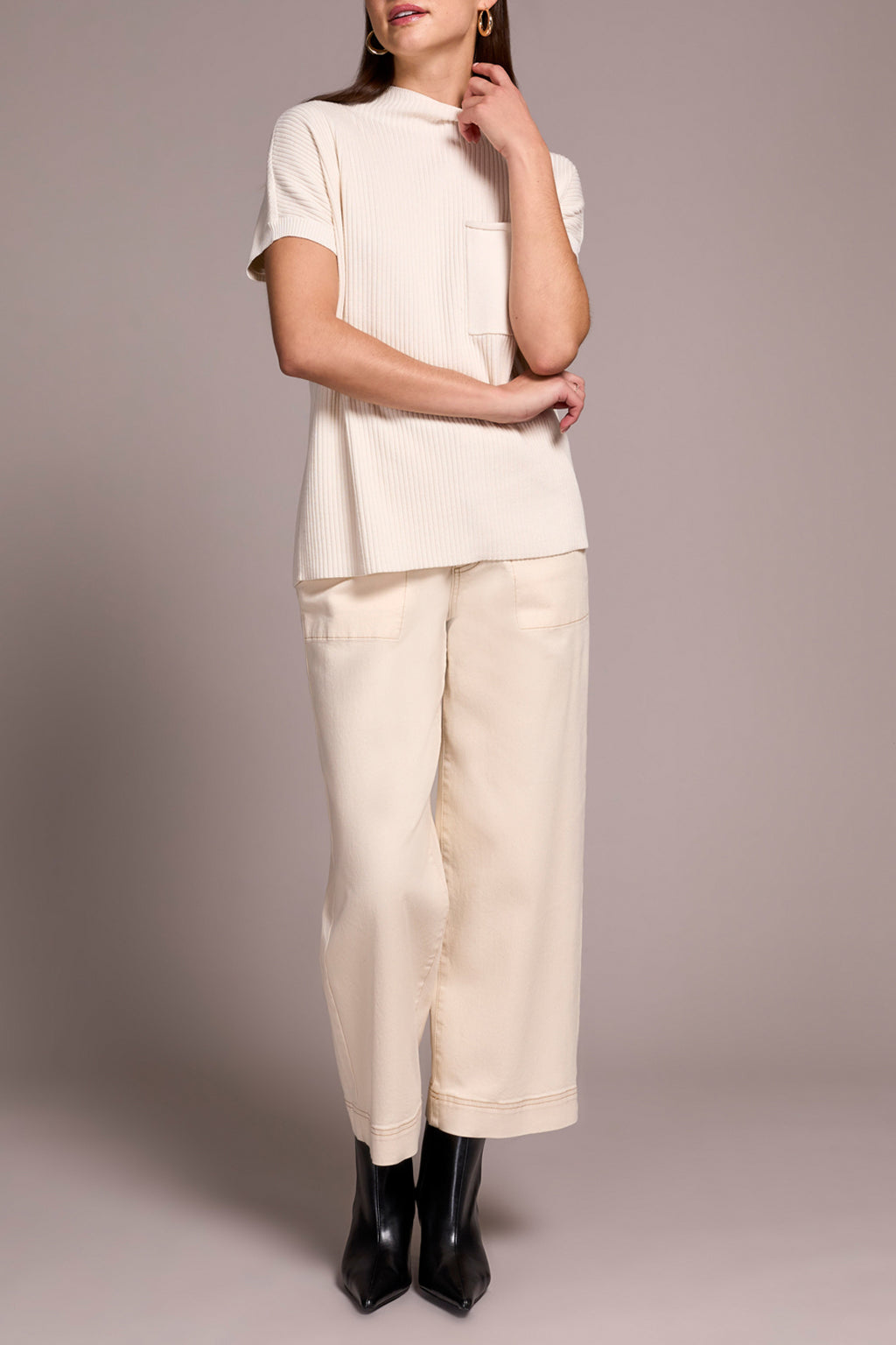 Short Sleeve Dolman Sweater