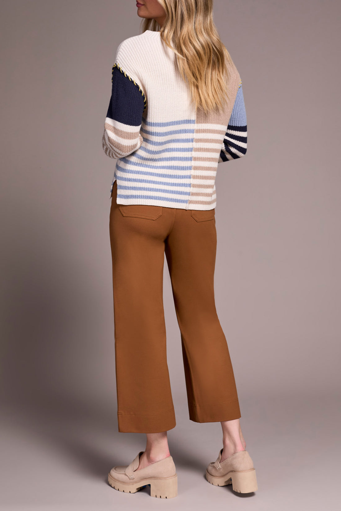 Long Sleeve Boat Neck Sweater