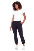 Laylani Compression Kick-Flare Cropped Pant