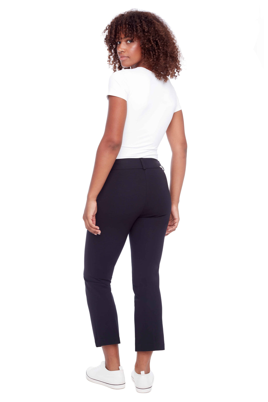 Laylani Compression Kick-Flare Cropped Pant