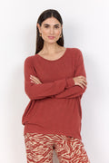 Biara Round Neck Long Sleeve Shirt