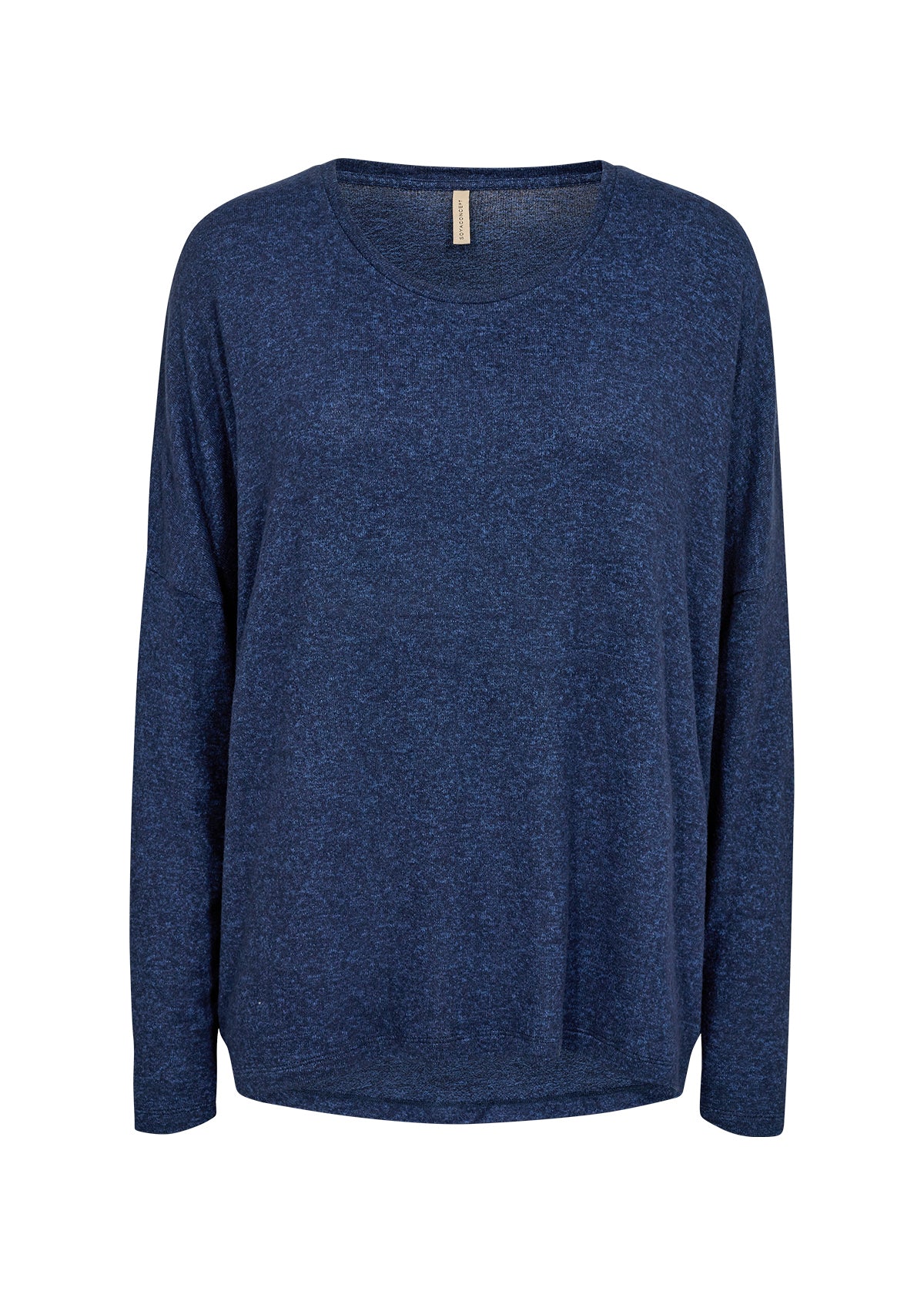 Biara Round Neck Long Sleeve Shirt
