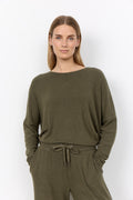Biara Round Neck Long Sleeve Shirt